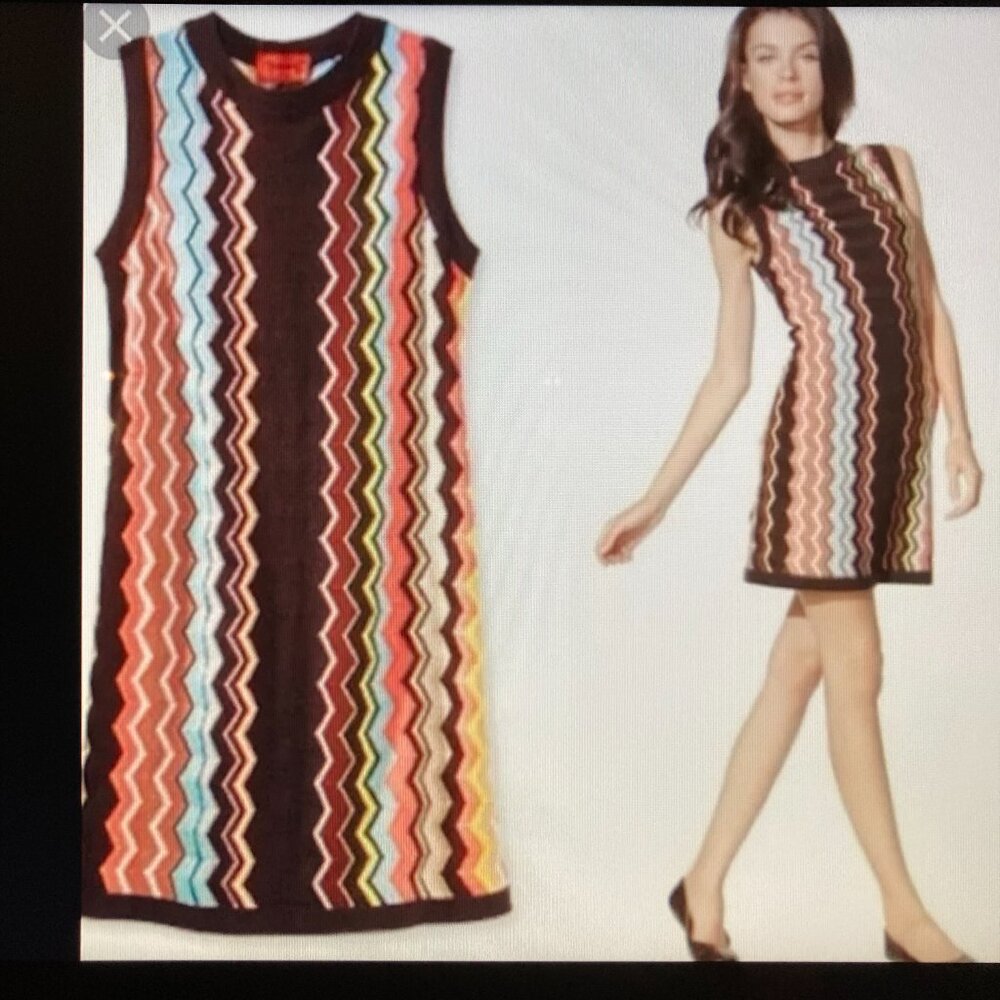 Missoni for Target Multicolor Chevron Dress women Size 1X